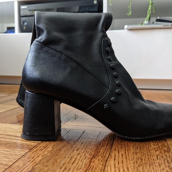 Like New Coach Block Heel Knee-high Boots - Picture 6 of 8